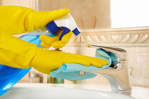Deep cleaning support for kitchen and bathroom areas