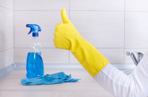 Spot cleaning a rug to remove stains and odors