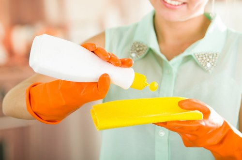 Deep carpet cleaning equipment removing dirt from fibers