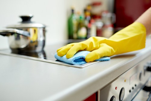 Property handover after end of tenancy cleaning is completed